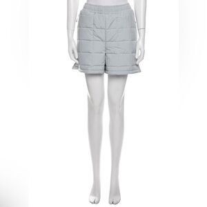 Rains Women’s Gray Blue Quilted Waterproof Shorts